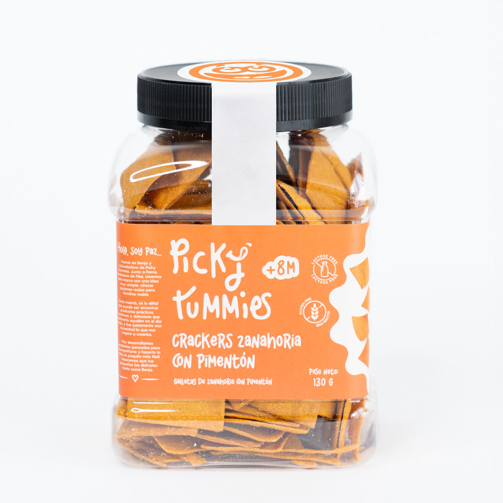 Crackers de Zanahoria y Pimiento