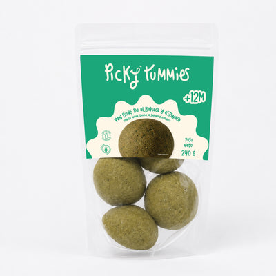 Buns de albahaca y espinaca • Pack x4 • Congelado