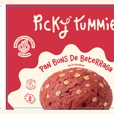 Buns de beterraga · Pack x6