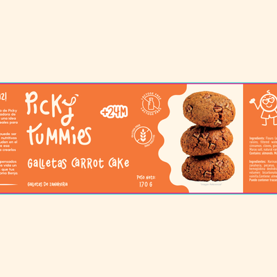 Galletas Carrot Cake · Frasco 170g