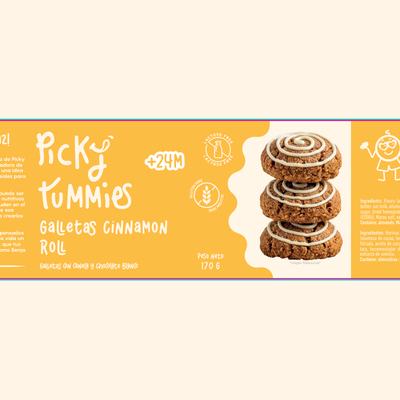 Galletas Cinnamon Roll · Frasco 170g