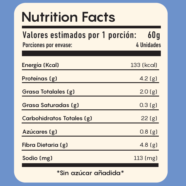 Buns sabor natural • Pack x4 • Congelado